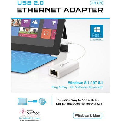 J5Create USB 2.0 Ethernet Adapter (JUE125)