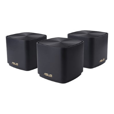 ASUS ZenWiFi AX XD4 Mini AX1800 WiFi 6 Mesh (Black) [3-Pack] *Exclusive*
