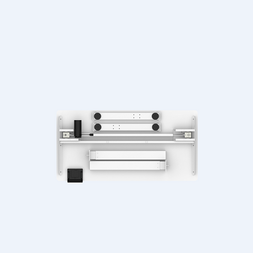 Inxus INX119 HAT Height Adjustable Table Single Motor (White)