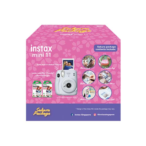 Fuji Instax Mini 11 Sakura Kit - Blush Pink