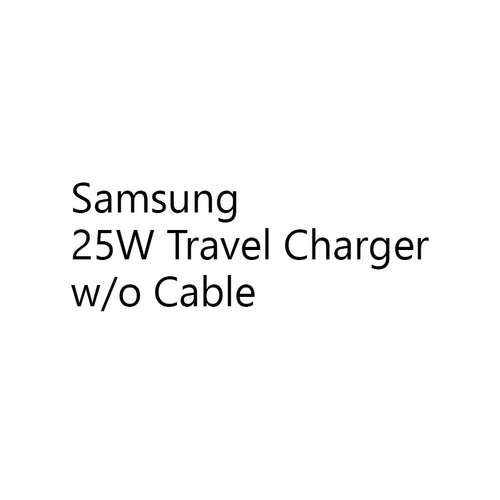 FLB- Samsung 25W Travel Adapter w/o Cable