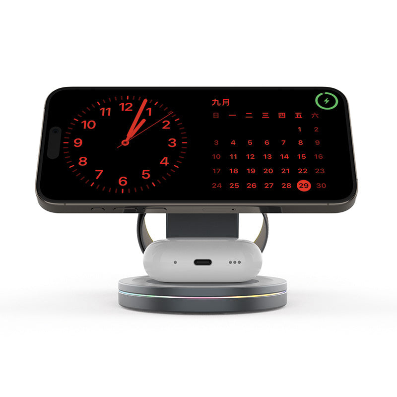 Valore 3-in-1 Desktop Foldable Wireless Charger (WL-002)