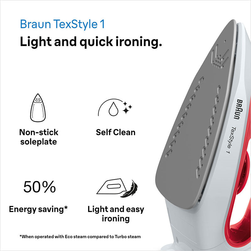 Braun 12710000-SI1019RD Steam Iron