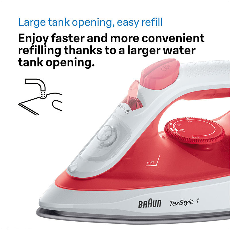 Braun 12710000-SI1019RD Steam Iron