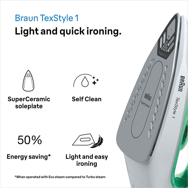 Braun 12710000-SI1040GR Steam Iron