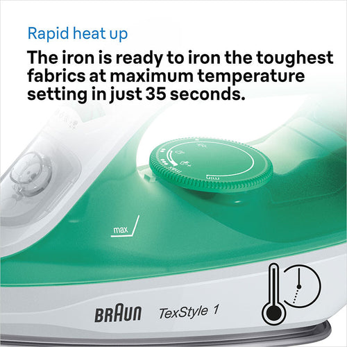 Braun 12710000-SI1040GR Steam Iron