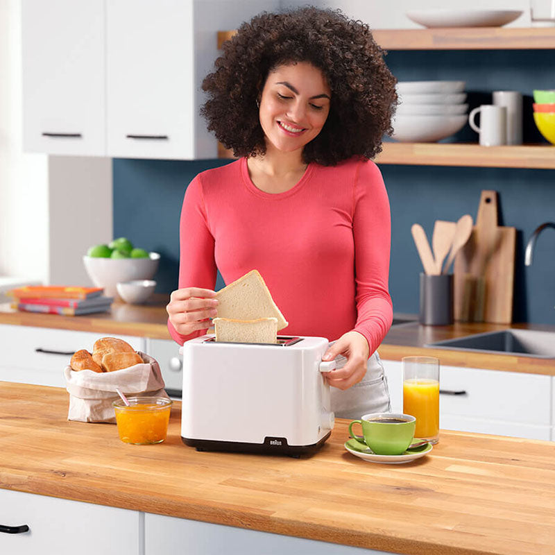 Braun Breakfast1 HT101AI-HT1010WH Toaster (White)
