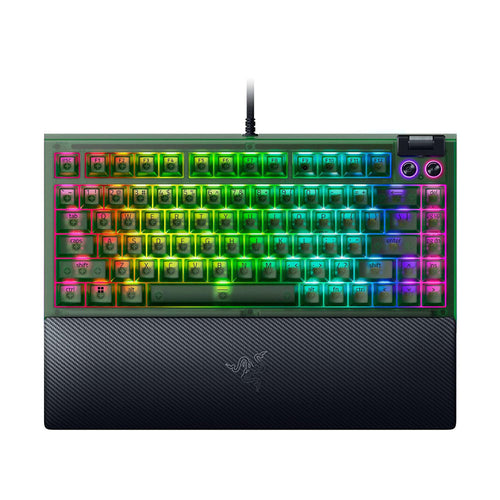 Razer BlackWidow V4 75% Wired Gaming Keyboard (Phantom Green)