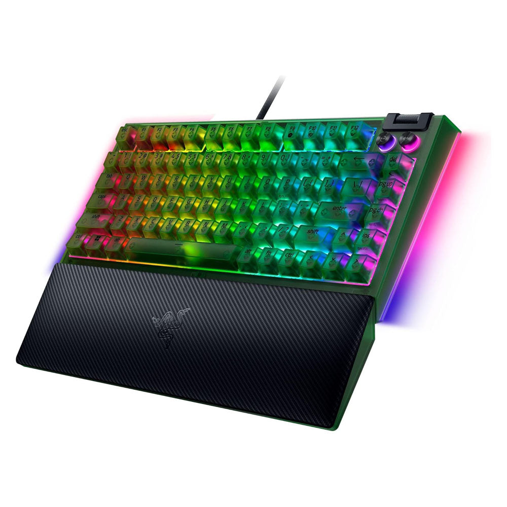 Razer BlackWidow V4 75% Wired Gaming Keyboard (Phantom Green)