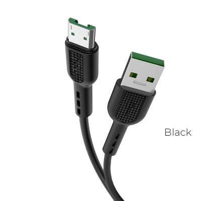 HOCO X33 4A Surge Flash Micro Charging cable (Black)