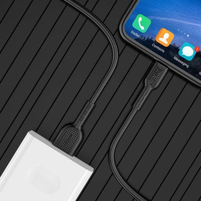 HOCO X33 4A Surge Flash Micro Charging cable (Black)