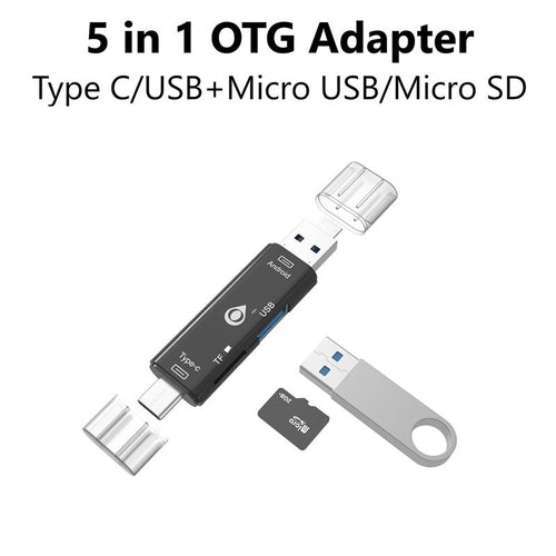 Moveteck NB1249 5-in1 OTG Adapter