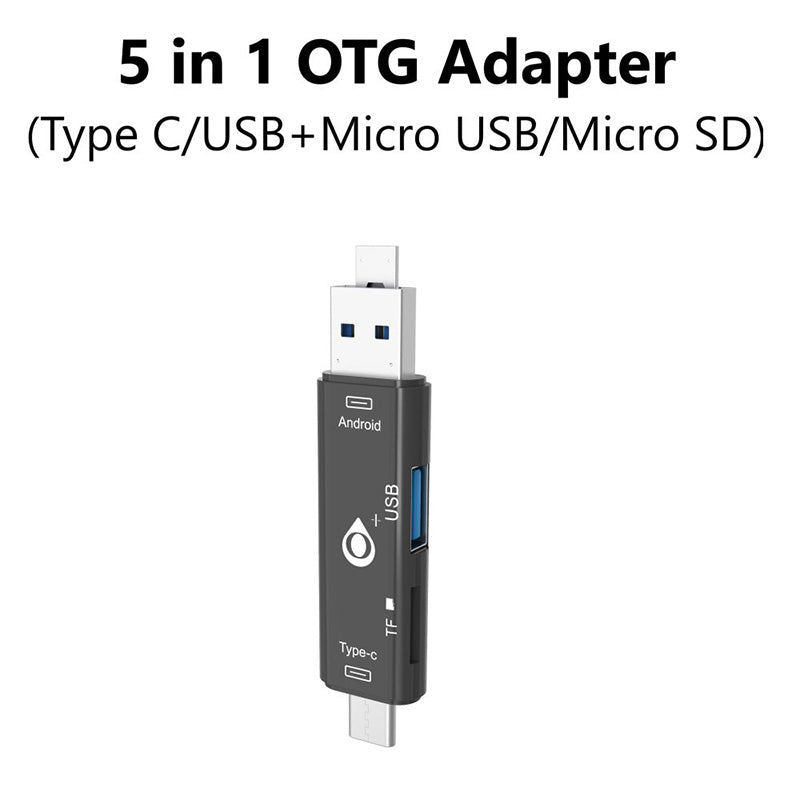 Moveteck NB1249 5-in1 OTG Adapter