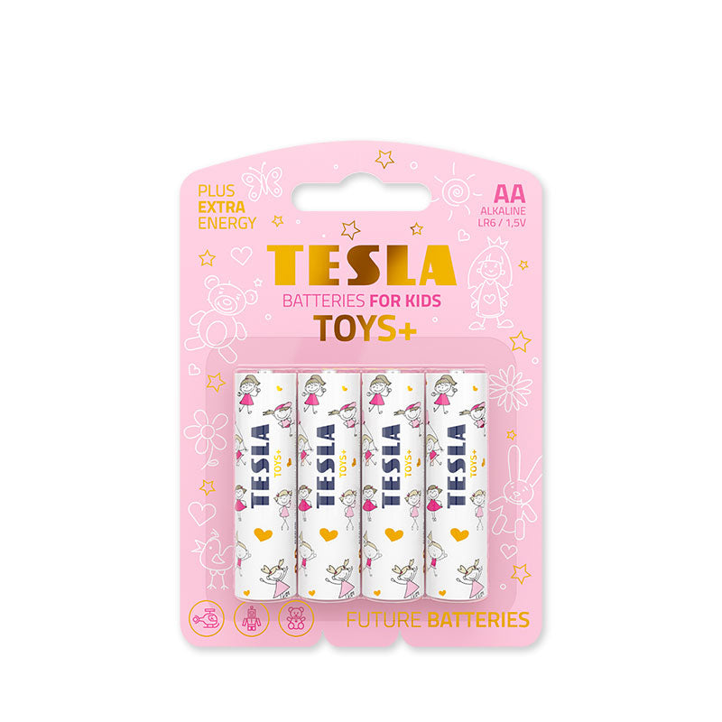 Tesla GIRL-LR06-4B AA Toys+ Alkaline Girl (4 Pcs)