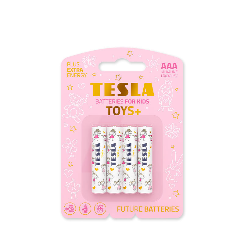 Tesla GIRL-LR03-4B AAA Toys+ Alkaline Girl (4 Pcs)