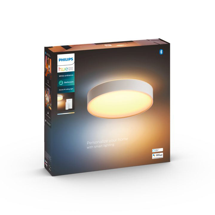 Philips Hue White Ambiance Devere Medium Ceiling Lamp