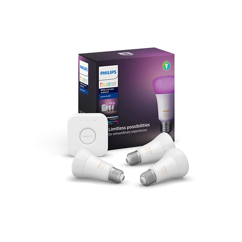 Philips Hue White & Colour Ambiance Starter Kit (Bluetooth & Zigbee)