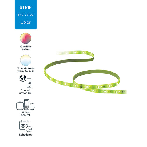 Wiz LED Strip 2M 1600LM Starter Kit RGB