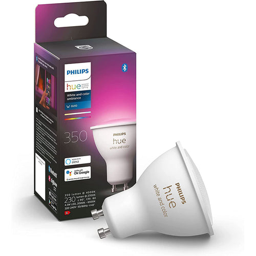 Philips Hue WACA 5.7W GU10 Bluetooth LED Lamp with Zigbee