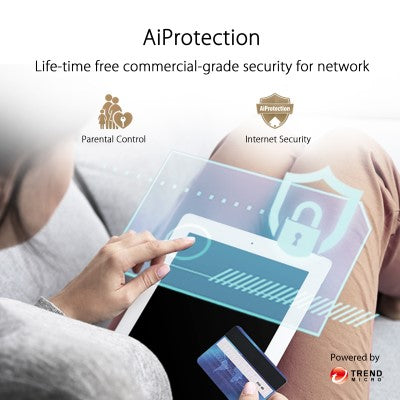 ASUS ZenWiFi AX XD4 Mini AX1800 WiFi 6 Mesh (Black) [2-Pack]