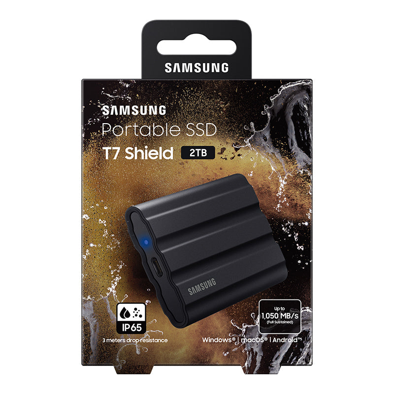 Samsung T7 Shield 2TB Portable SSD (Black)