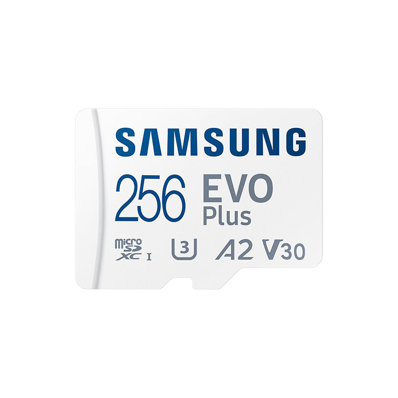 Samsung EVO Plus 256GB microSD with adapter – Challenger Singapore