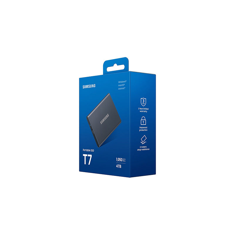 【新品未開封】Samsung Portable SSD T7 4TB SAMSUNG T7 Shield 4TB Portable SSD - 1050MB/s, Rugged, Water