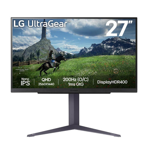 LG UltraGear 27GS85Q-B - 27 QHD Nano IPS 180Hz Gaming Monitor