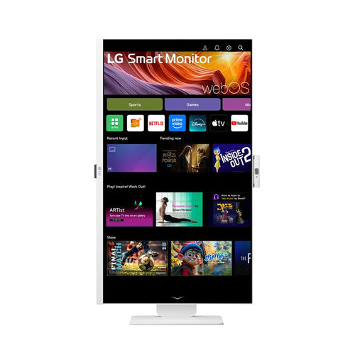 LG Smart Monitor 32U850SA-W - 31.5 4K UHD IPS with Webcam