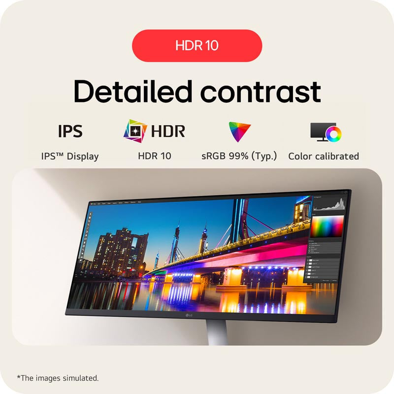 LG UltraWide 29U531A-W - 29 WFHD IPS 100Hz Monitor