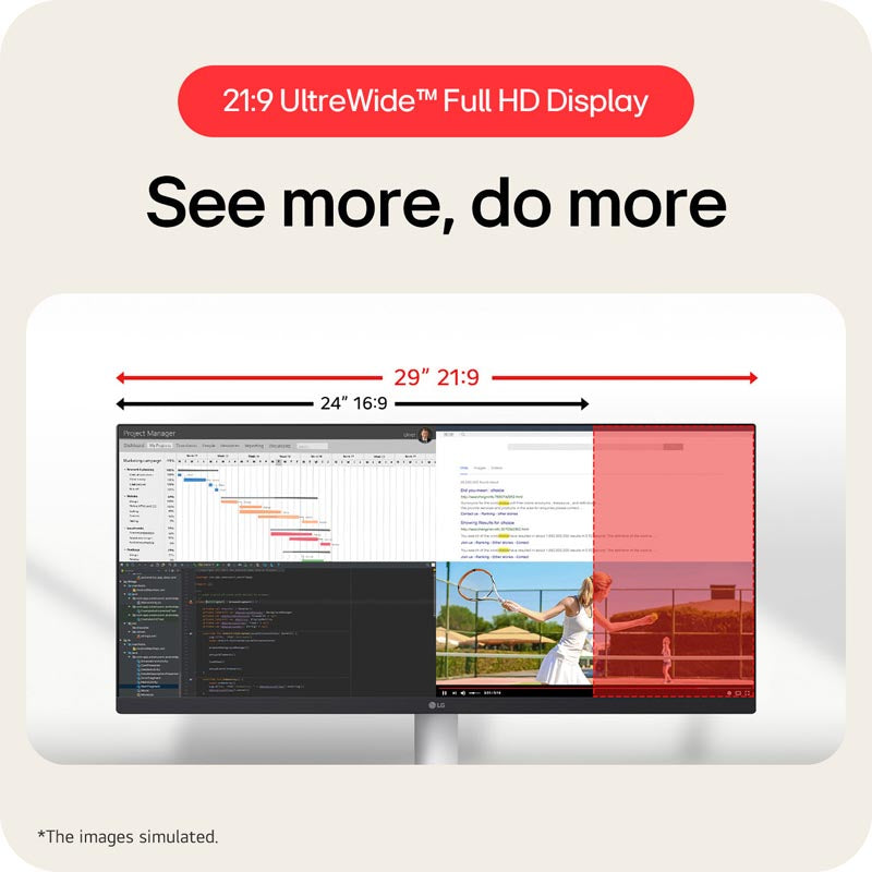 LG UltraWide 29U531A-W - 29