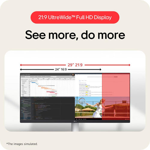 LG UltraWide 29U531A-W - 29 WFHD IPS 100Hz Monitor