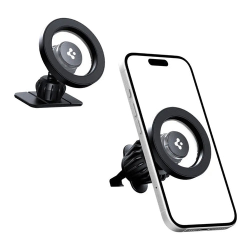 Spigen MagSafe Car Mount Charger (Dashboard / AirVent Hook) - Black