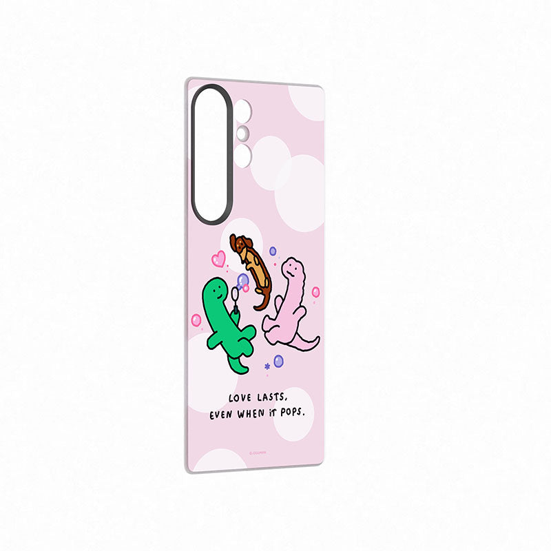 Samsung Galaxy S25 Ultra Flipsuit Card Joguman Love Lasts (Pink)