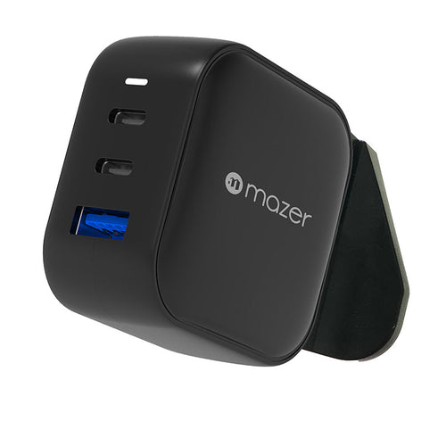 Mazer M-GAN66W-BK SuperMINI GAN66W PD&QC 2USB-C+USB Charger
