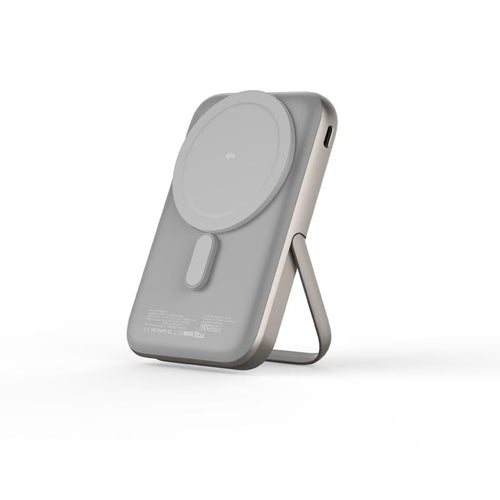 Mazer M-MagAir17-NT MagSafe&Qi2 15W 10,000mAh, USB-C PD35W MagStand Power Bank (Titanium)