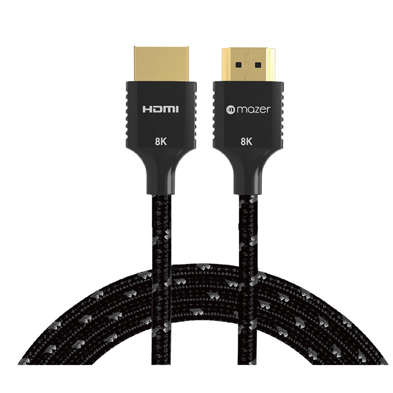 Mazer M-HDMI8K-UT320/ULTRA Display 8K/60Hz/48G/HDMI2.1/3.0M Nylon Cable (Black)