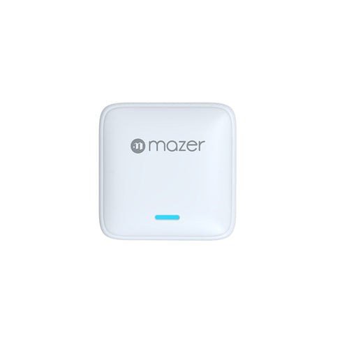 Mazer M-GAN35UK-V3-WH Infinite Boost 35W Dual USB-C Charger (White)