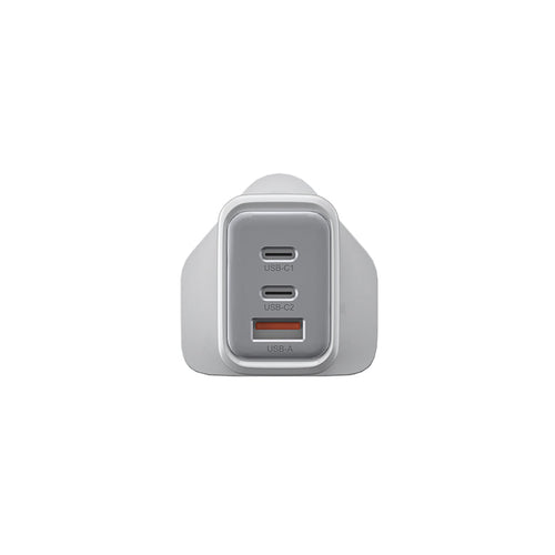 Mazer M-GAN65UK-V3-WH 65W 2C+1A UK Wall Charge (White)