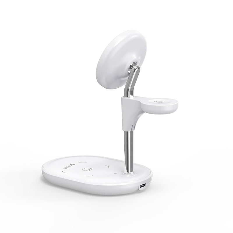 Mazer M-Mag.DESK630-WH Mag.DESK 3-in-1 Wireless Charging Stand (White)