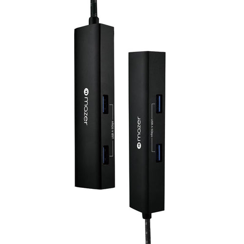 Mazer M-UC2MULTI6040 4-in-1 2 USB3.0 2C Data at 10Gbps Hub