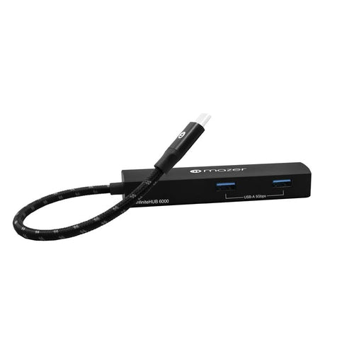 Mazer M-UC2MULTI6040 4-in-1 2 USB3.0 2C Data at 10Gbps Hub
