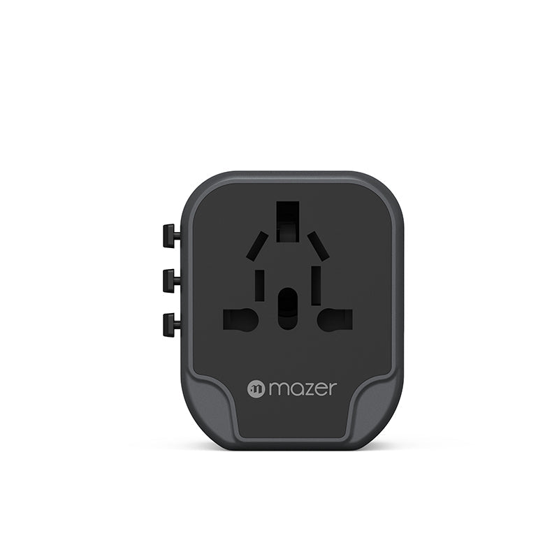 Mazer M-IFTravel120-GY 2 USB-A 12W World Travel Charger (Grey)