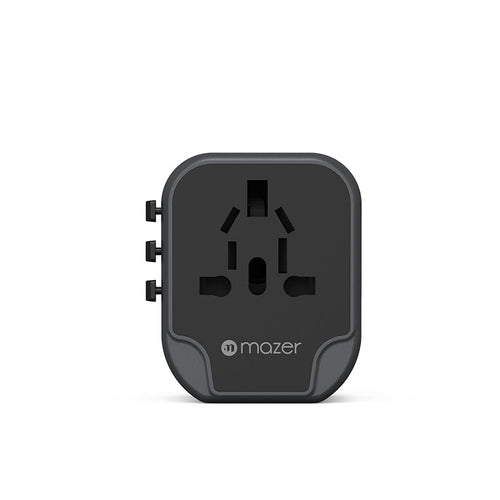 Mazer M-IFTravel120-GY 2 USB-A 12W World Travel Charger (Grey)