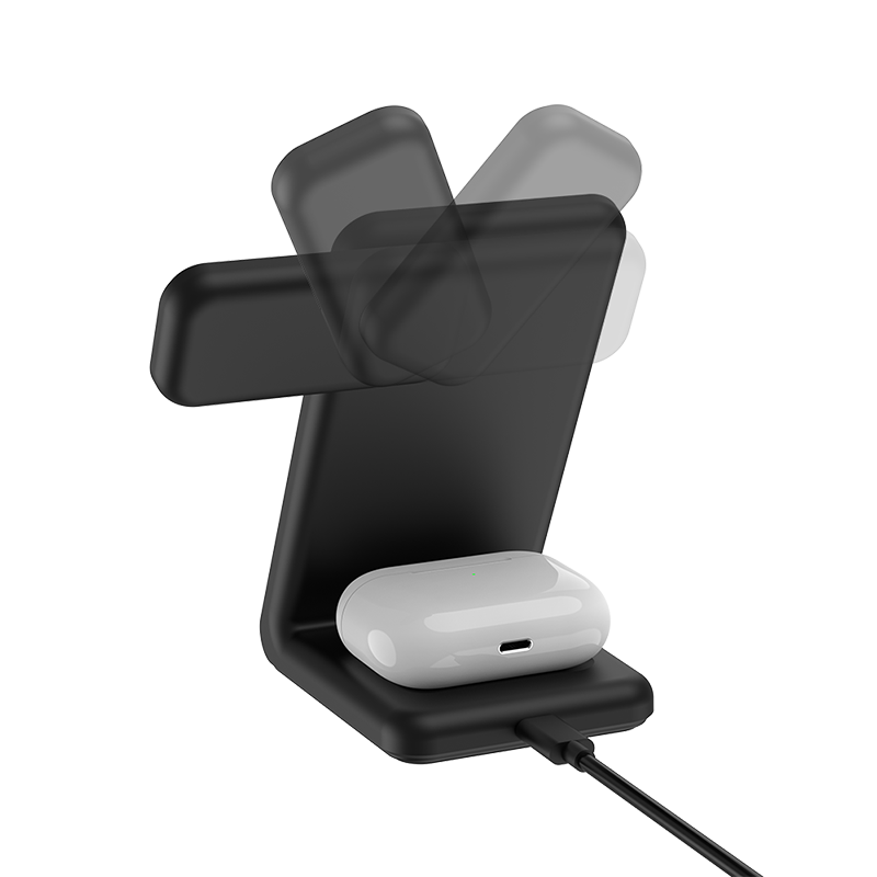 Mazer M-MagStand01-BK 3in1 MagSafe Wireless Charging Stand (Black)