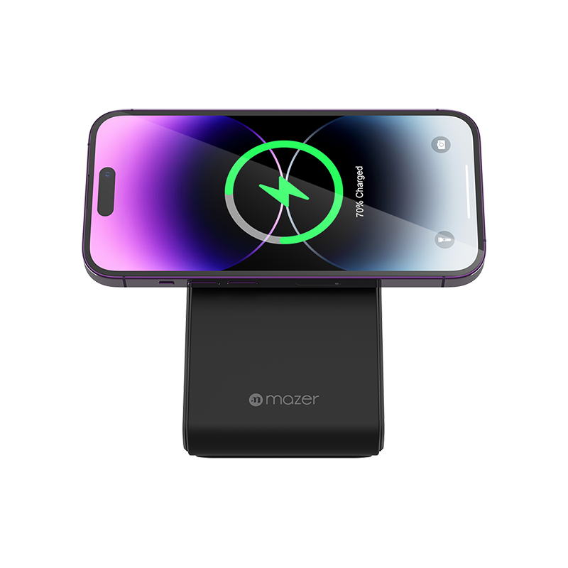 Mazer M-MagStand01-BK 3in1 MagSafe Wireless Charging Stand (Black)