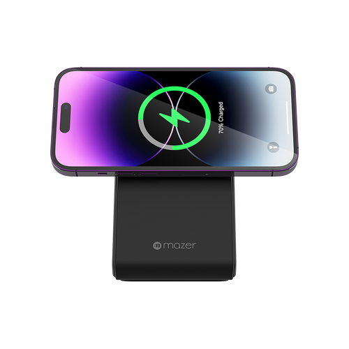 Mazer M-MagStand01-BK 3in1 MagSafe Wireless Charging Stand (Black)