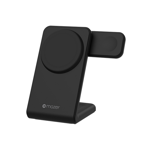 Mazer M-MagStand01-BK 3in1 MagSafe Wireless Charging Stand (Black)