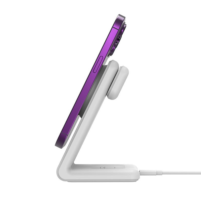 Mazer M-MagStand01-WH 3in1 MagSafe Wireless Charging Stand (White)