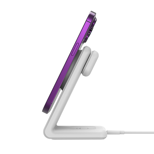 Mazer M-MagStand01-WH 3in1 MagSafe Wireless Charging Stand (White)